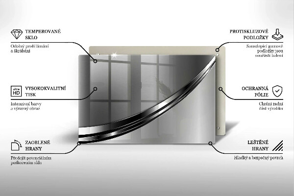 Copri piano cottura Astrazione del metallo