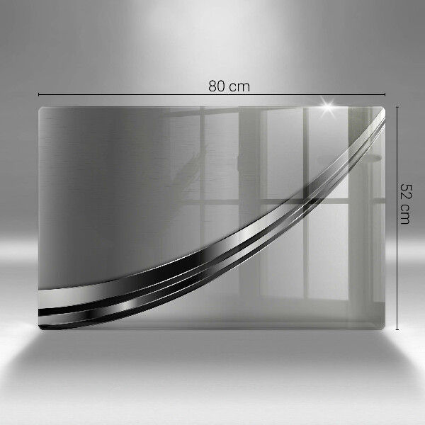 Copri piano cottura Astrazione del metallo