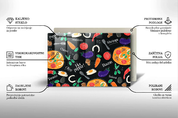 Copri piano cottura Illustrazione del cibo