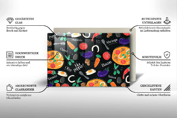 Copri piano cottura Illustrazione del cibo