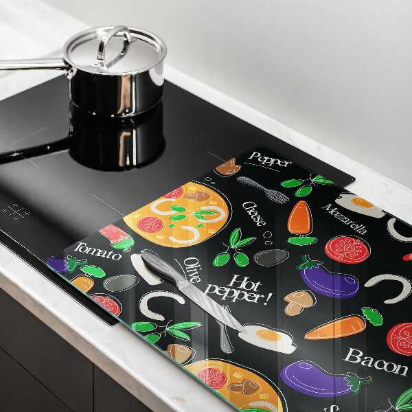Copri piano cottura Illustrazione del cibo