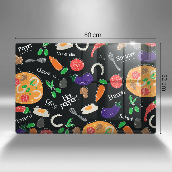 Copri piano cottura Illustrazione del cibo