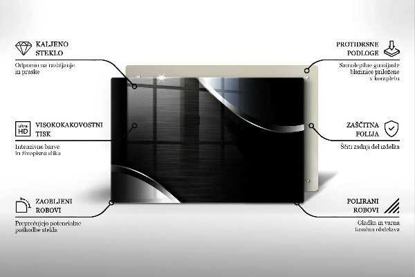 Copri piano cottura Astrazione del metallo