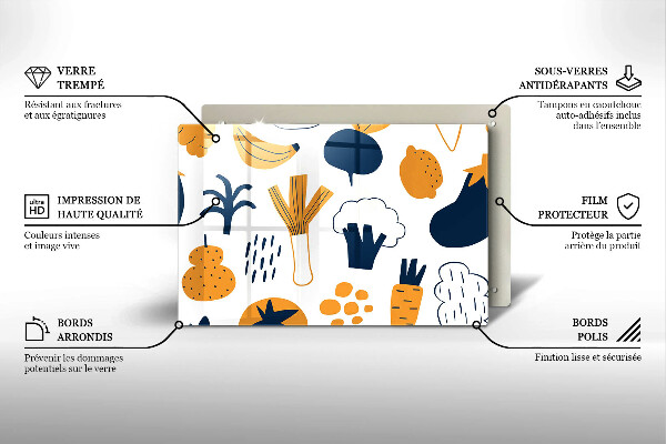 Copri piano cottura Illustrazione del cibo