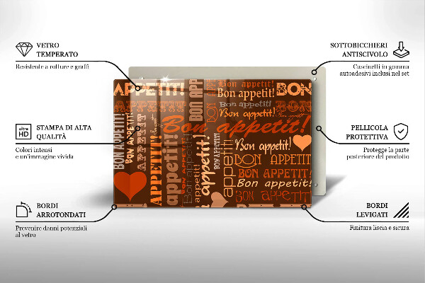 Copri piano cottura Bon appetit