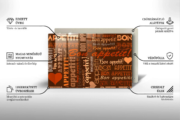 Copri piano cottura Bon appetit