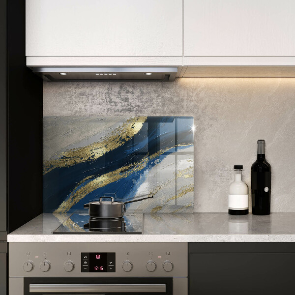 Copri piano cottura Texture con oro