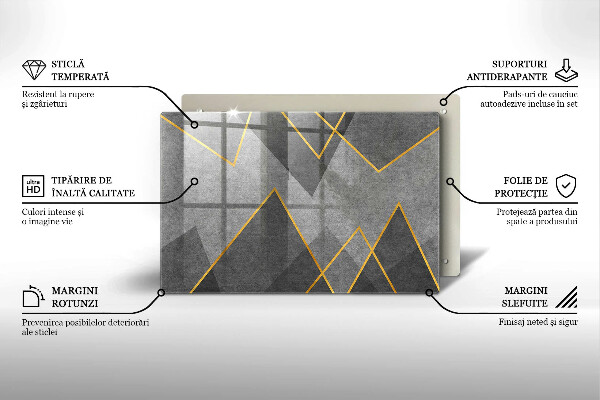 Copri piano cottura Forme taglienti