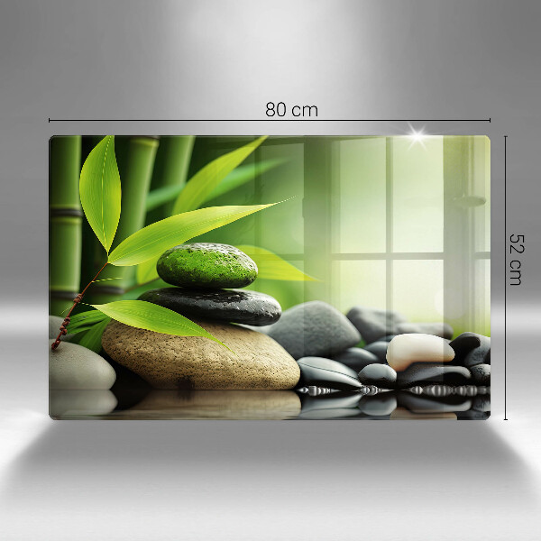 Copri piano cottura Pietre di bambù Zen