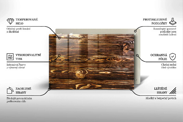 Copri piano cottura Struttura del legno