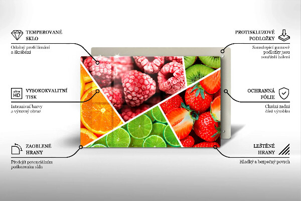 Copri piano cottura Frutti colorati