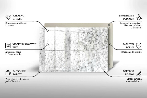Copri piano cottura Cristalli di sale