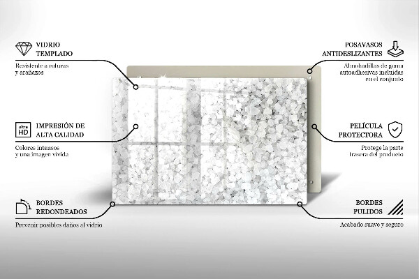 Copri piano cottura Cristalli di sale