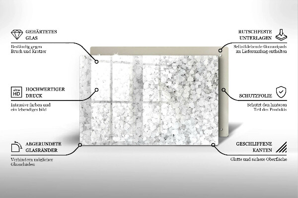 Copri piano cottura Cristalli di sale