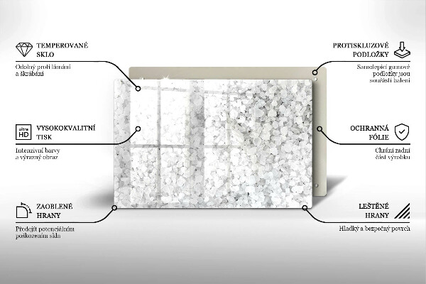 Copri piano cottura Cristalli di sale