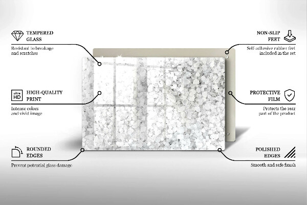 Copri piano cottura Cristalli di sale