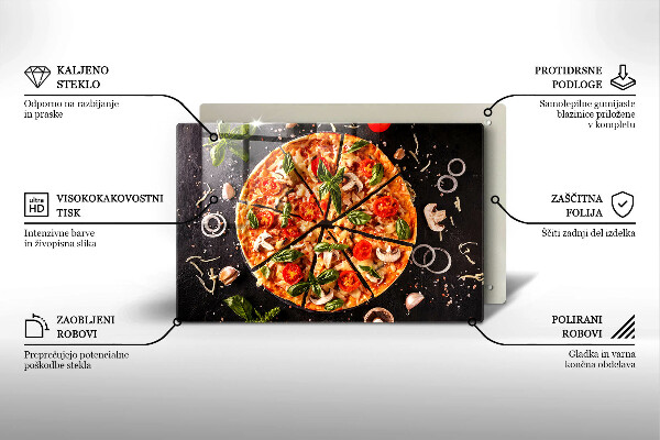 Copri piano cottura Pizza ai funghi