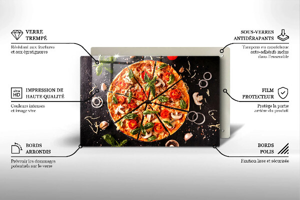 Copri piano cottura Pizza ai funghi