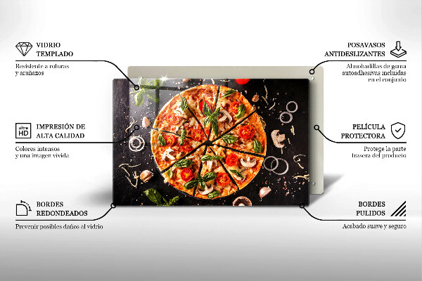 Copri piano cottura Pizza ai funghi