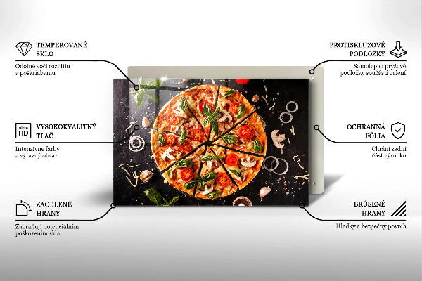 Copri piano cottura Pizza ai funghi