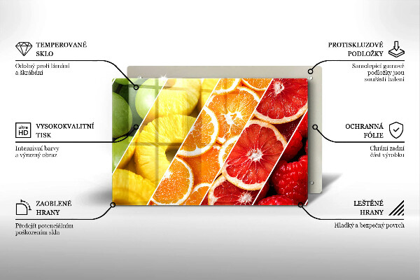 Copri piano cottura Frutti colorati