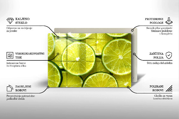 Protezione piano cottura Fette di lime