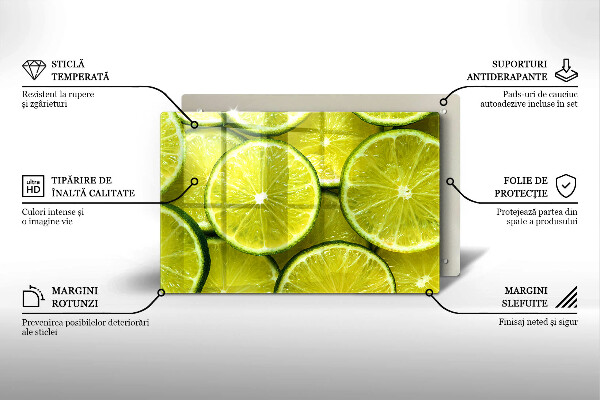 Protezione piano cottura Fette di lime