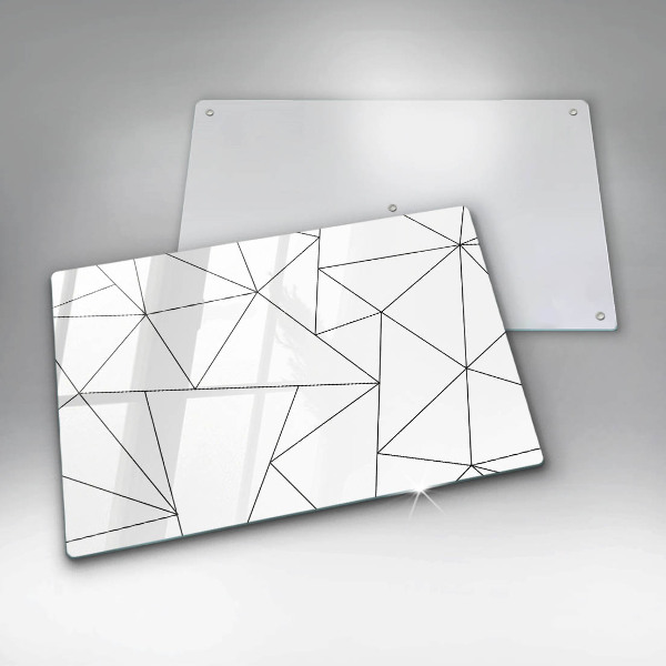 Protezione piano cottura Triangoli bianchi