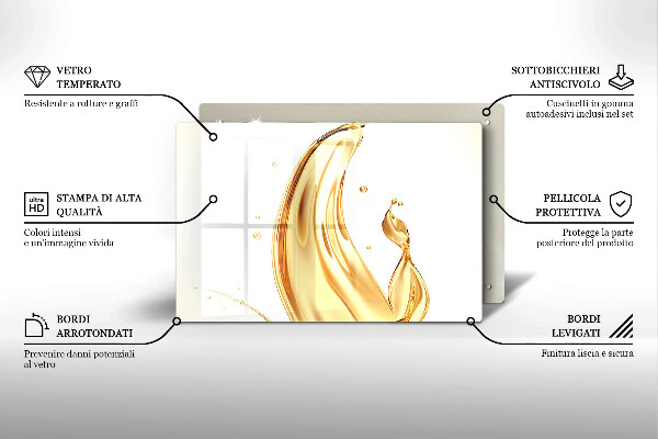 Protezione piano cottura olio d'oliva