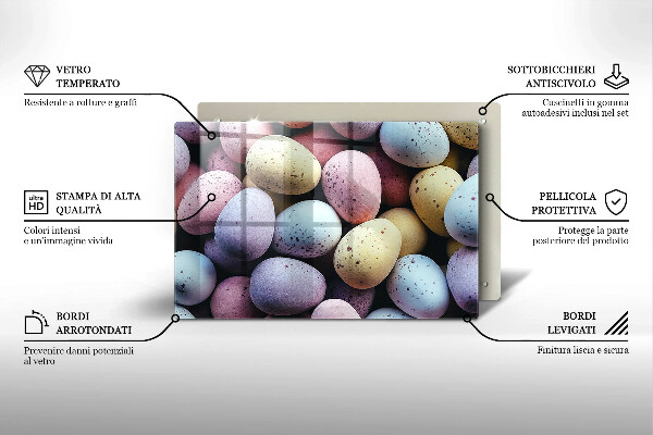 Protezione piano cottura uova di Pasqua