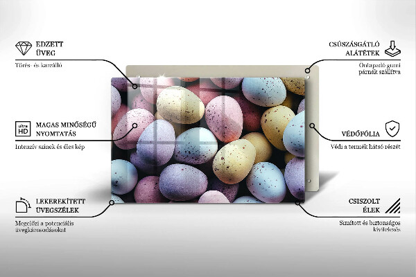 Protezione piano cottura uova di Pasqua