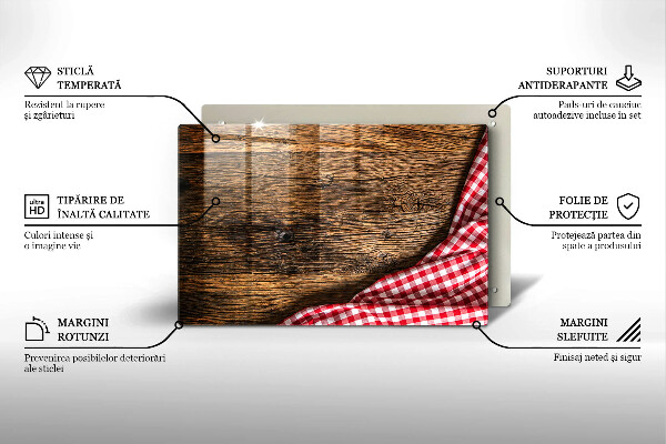 Protezione piano cottura Tavolo di legno