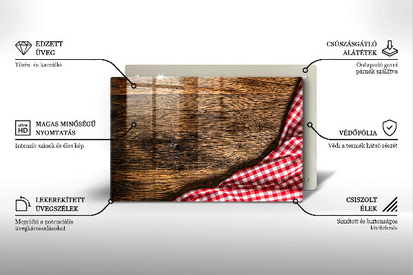 Protezione piano cottura Tavolo di legno