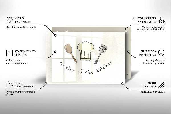 Protezione piano cottura Master of the Kitchen