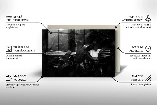 Protezione piano induzione Tagliatelle Nere