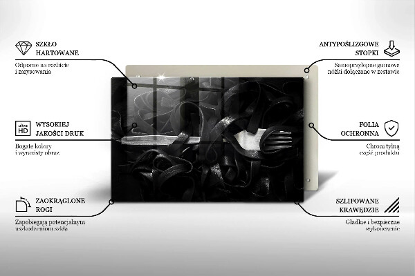 Protezione piano induzione Tagliatelle Nere