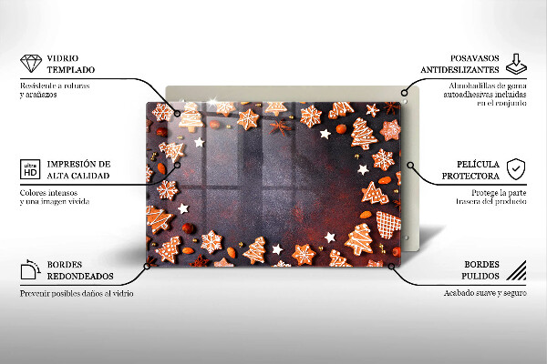 Protezione piano induzione Natale di pan di zenzero