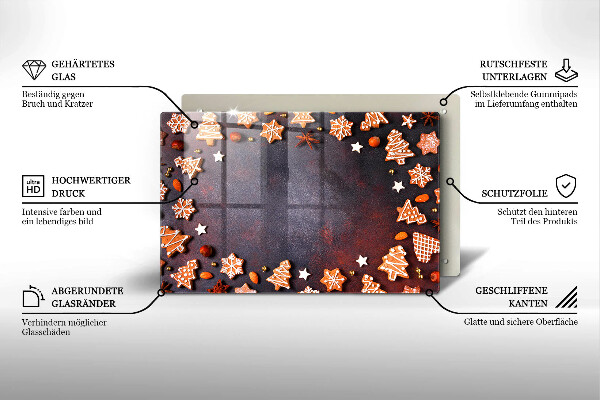 Protezione piano induzione Natale di pan di zenzero