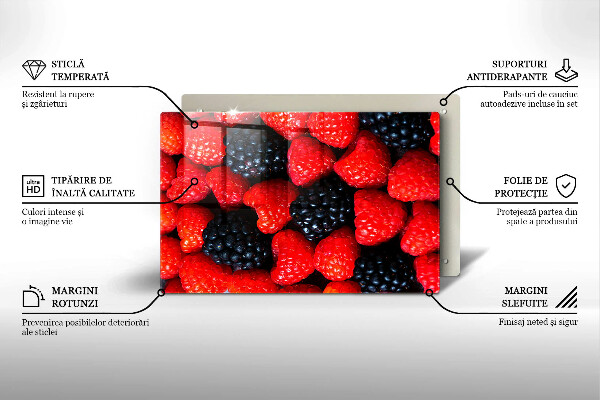 Protezione piano induzione Lamponi e more