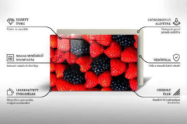 Protezione piano induzione Lamponi e more