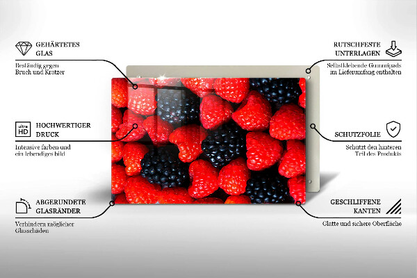 Protezione piano induzione Lamponi e more