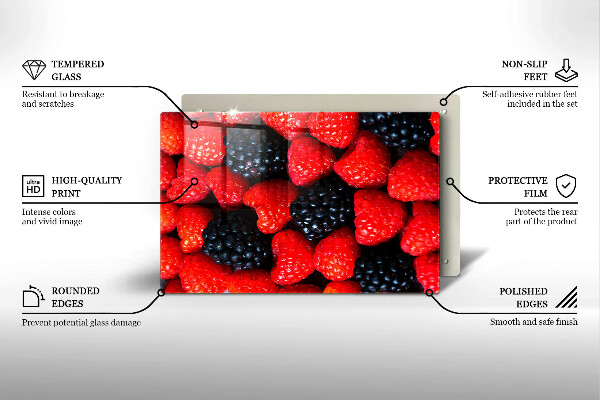 Protezione piano induzione Lamponi e more