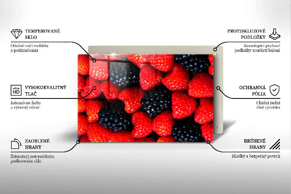 Protezione piano induzione Lamponi e more