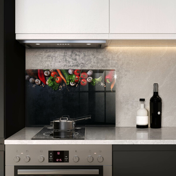 Protezione piano induzione Verdure colorate