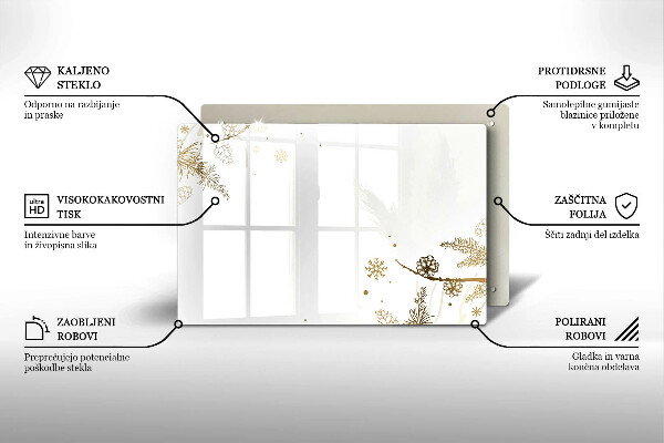 Protezione piano induzione Decorazioni invernali