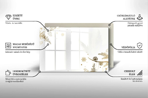 Protezione piano induzione Decorazioni invernali