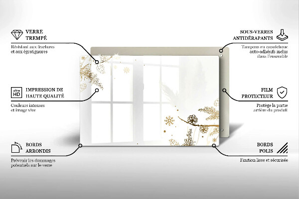 Protezione piano induzione Decorazioni invernali
