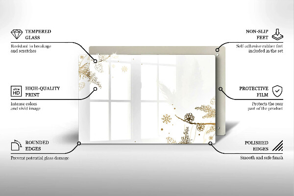 Protezione piano induzione Decorazioni invernali