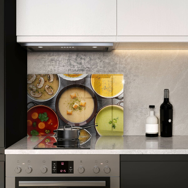 Protezione piano induzione Zuppe colorate