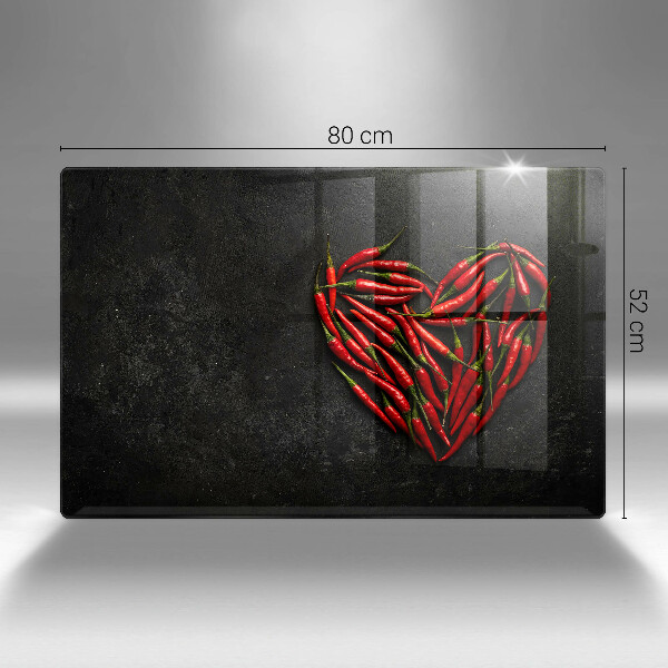 Copri piano cottura Cuore di peperoncino